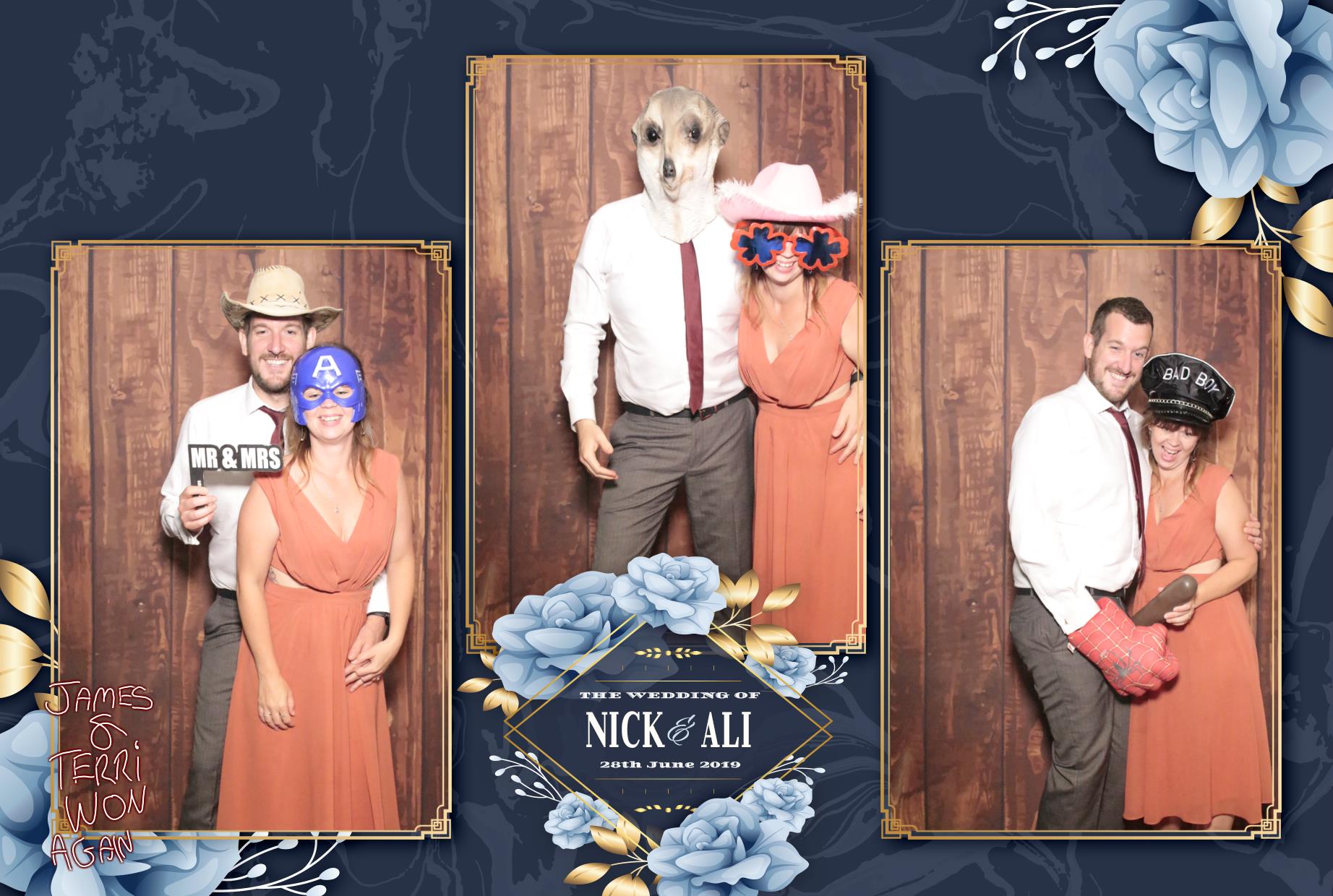 Nick & Ali's Wedding | View more photos from the event at gallery.myphotoboothexperience.co.uk/u/MyPhotoBoothExperienceLtd/Nick-Alis-Wedding
